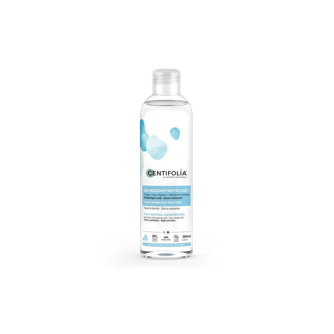 Centifolia Gel Douche Neutre 3en1 Prébiotiques 250ml