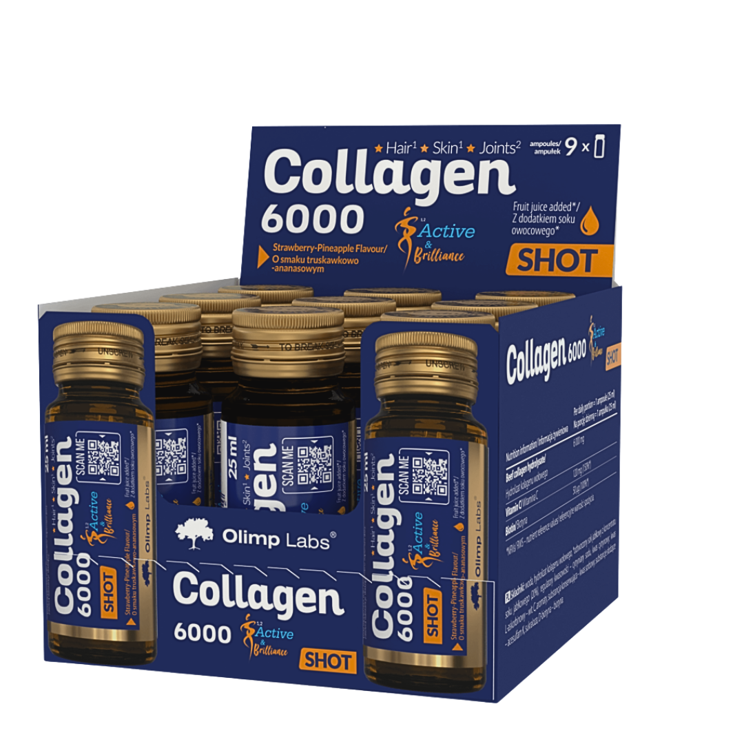 KIN OLIMP LABS Collagen 6000 Hair Skin Joints 9 ampoules