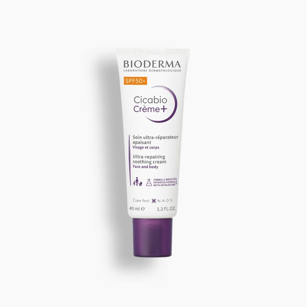 Bioderma Cicabio Crème+ SPF50+ Protection Solaire Visage 40ml