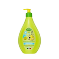 Cipollino Bain Moussant Mille Bulles 400 ml, flacon pompe vert pomme avec la mascotte oignon, enfant dès 3 ans