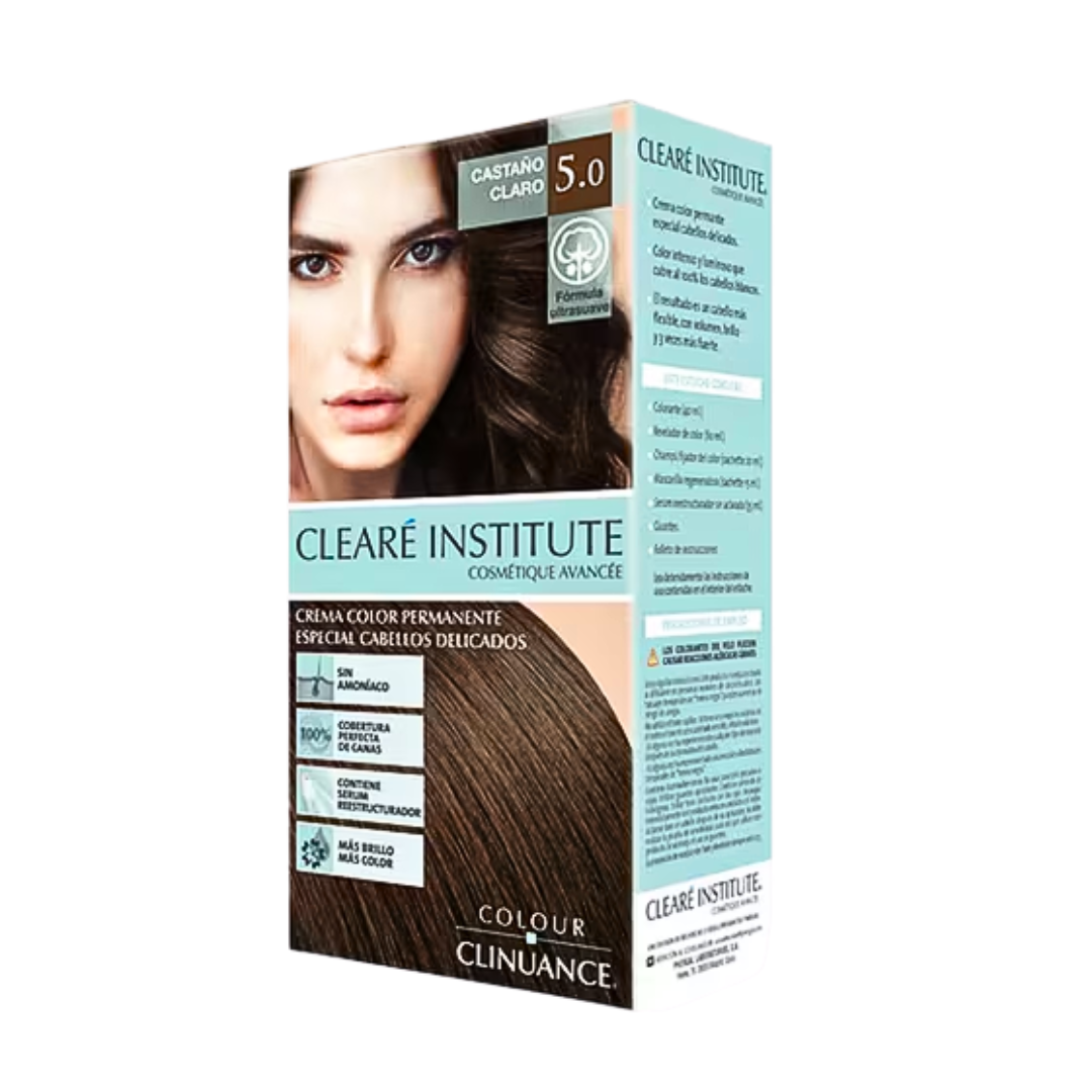 Cleare Institute Colour Permanente 5.0 Châtain Clair Naturel