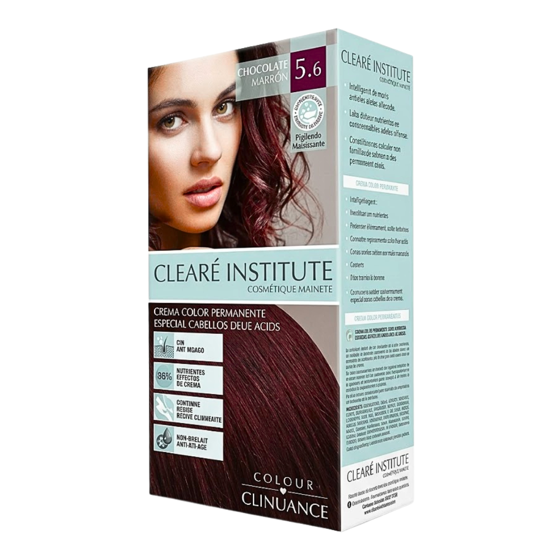Cleare Institute Colour Clinaunce Permanente 5.6 Châtain Clair Doré