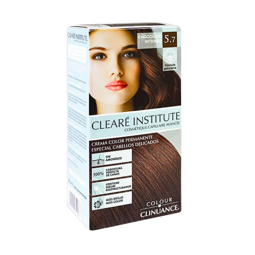Cleare Institute Colour Clinuance 5.7 شوكولاتة مكثفة صبغة شعر دائمة