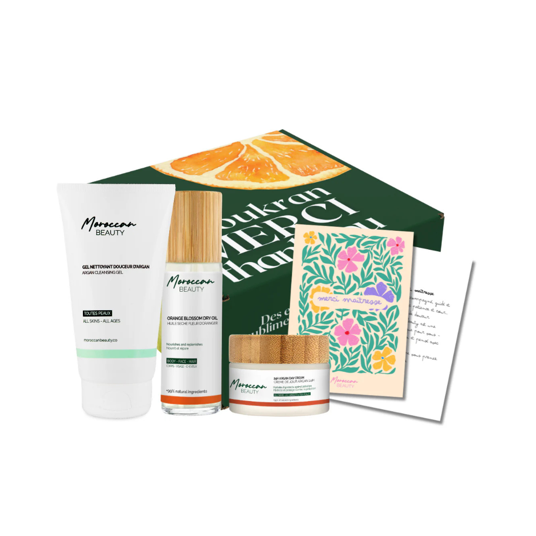 Moroccan Beauty Coffret Merci Maîtresse 3 Soins Naturels