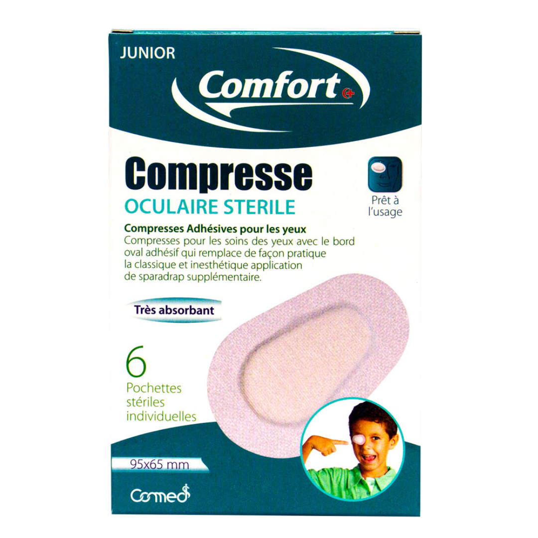 Comfort Compresse Oculaire Junior Adhésive 10 Pièces