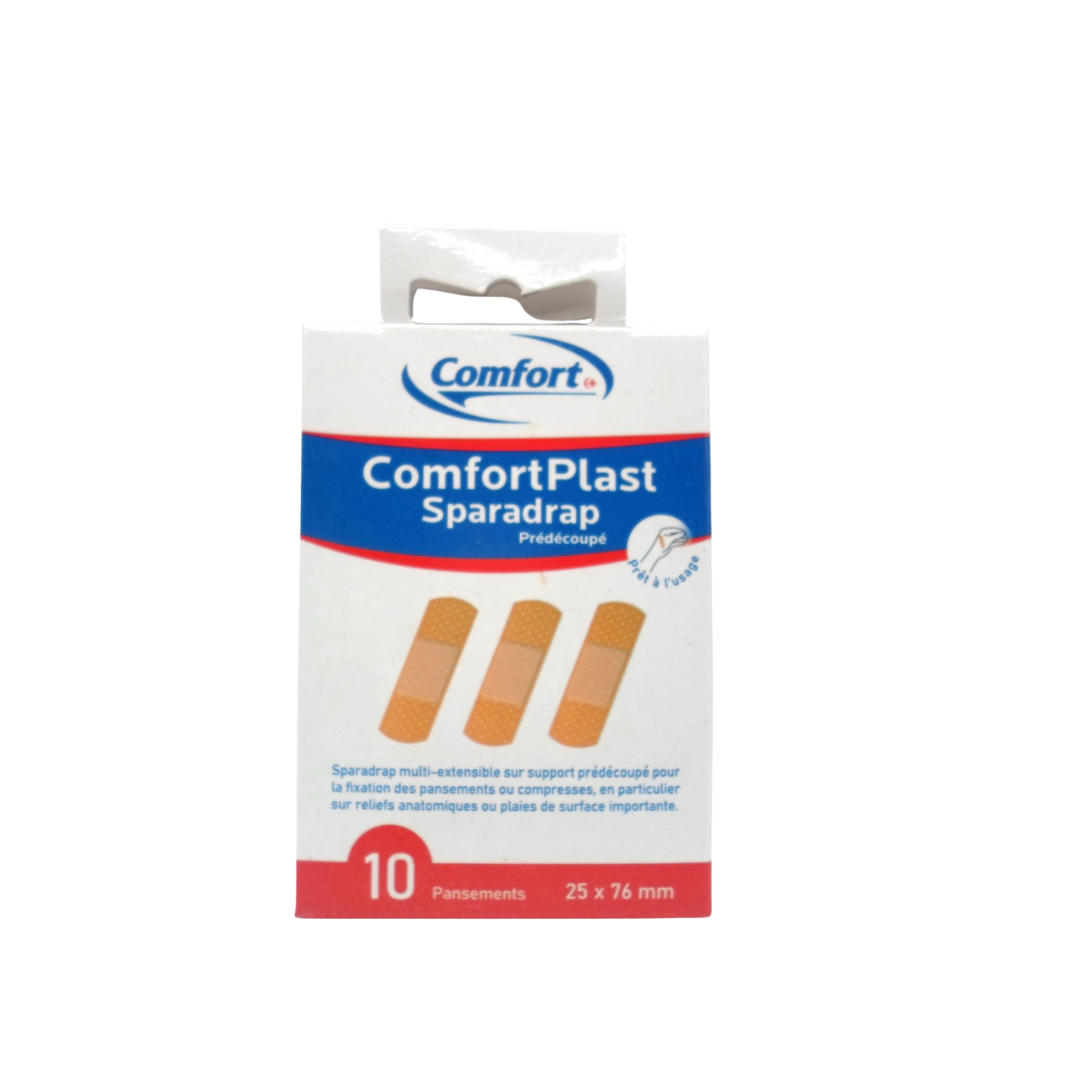 Comfort Plast Sparadrap Prédécoupé 10 Pièces
