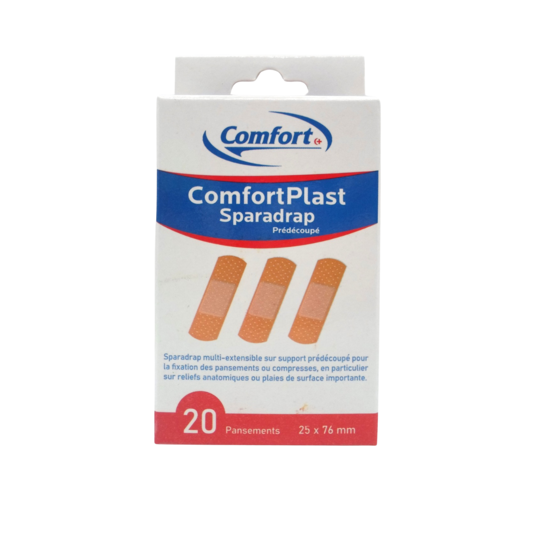 Comfort Comfort Plast Sparadrap Prédécoupé 20 Pièces