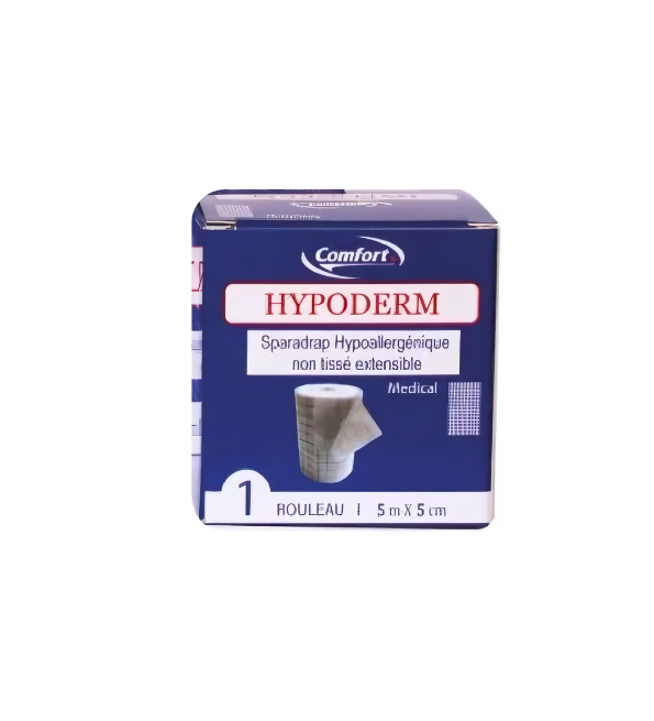 Comfort Sparadrap Hypoderm 5m × 5cm Hypoallergénique