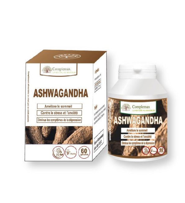 COMPLEMAX Ashwagandha 60 Gélules Équilibre Vitalité