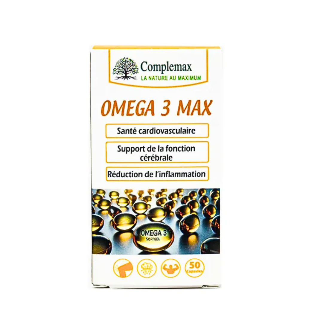 COMPLEMAX Omega3 Max Complément Alimentaire 50 Gélules