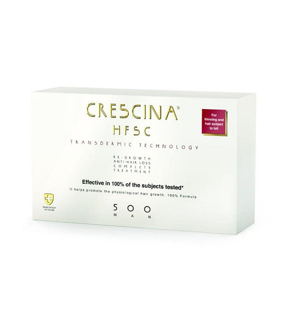 Crescina HFSC Transdermic Complete 500 للرجال - أمبولات