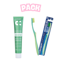 Curasept Dentifrice Booster Herbal Invasion 75ml + Brosse à Dents Maxi Soft
