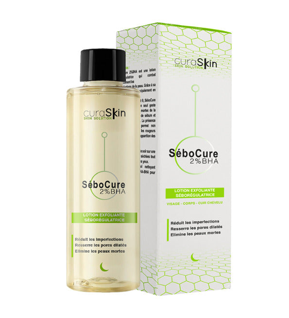 KIN Curaskin Sebocure غسول مقشر 2% BHA 100 مل