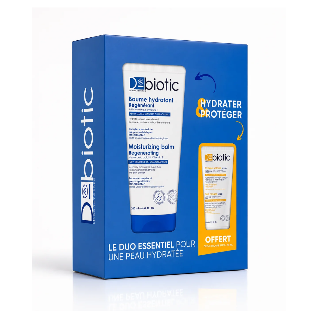 D-Biotic Duo Essentiel Baume Hydratant Régénérant 200 ml + M