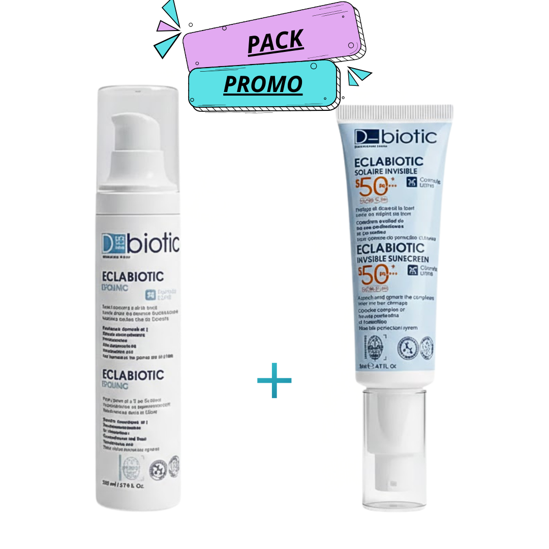 D-Biotic Eclabio Intense + Solaire Invisible Pack Hydratation Protection