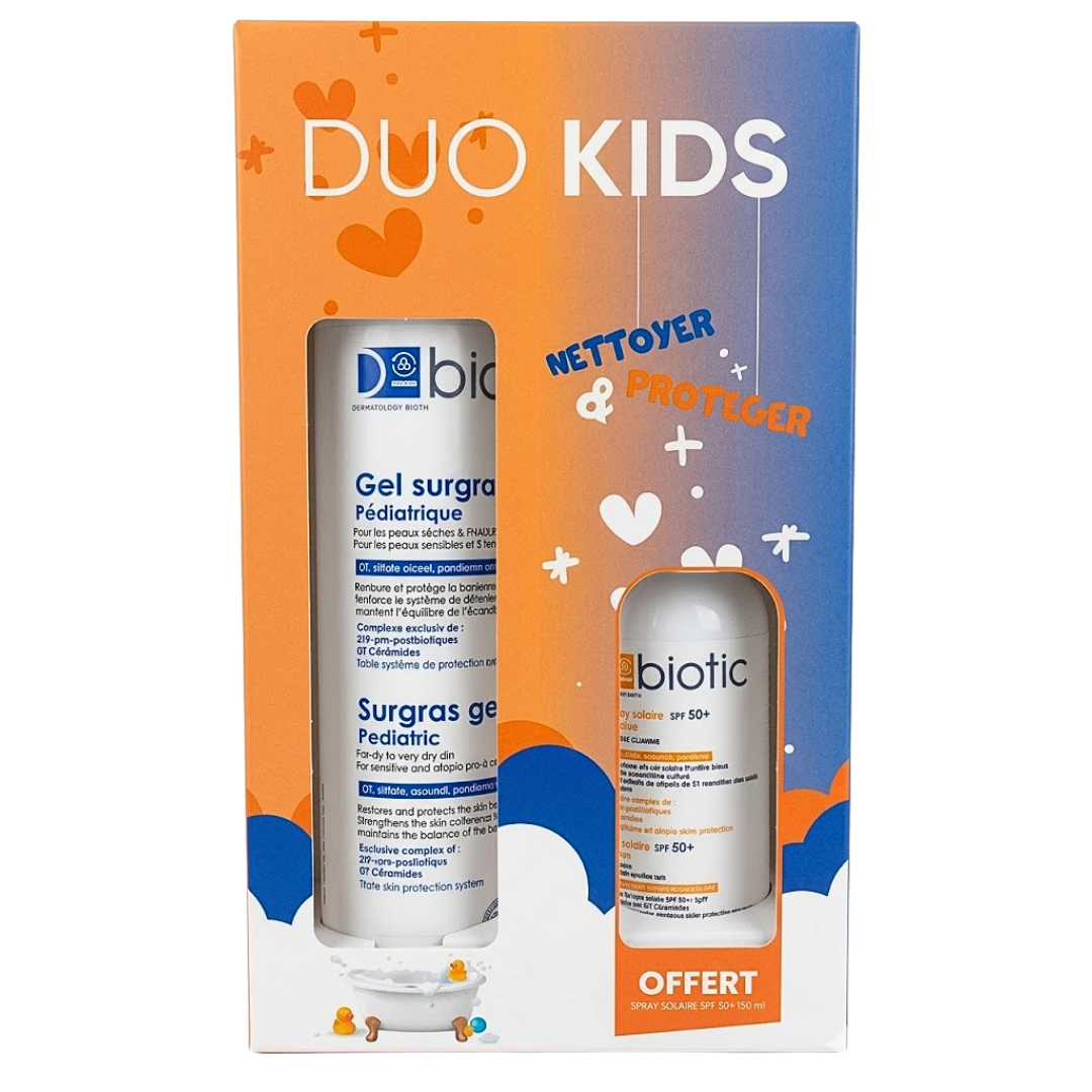 D-Biotic Gel Surgras Pediatrique 200ml+Spray Solaire Spf50+