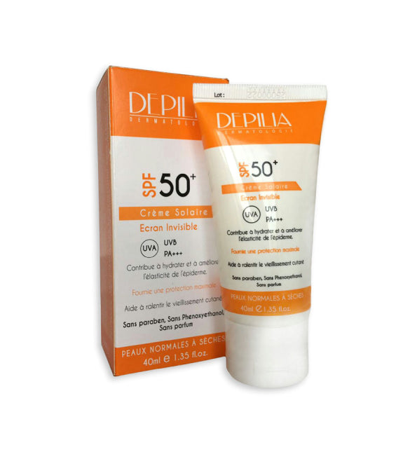 Depilia Écran Crème SPF 50+ Protection Solaire 50ml