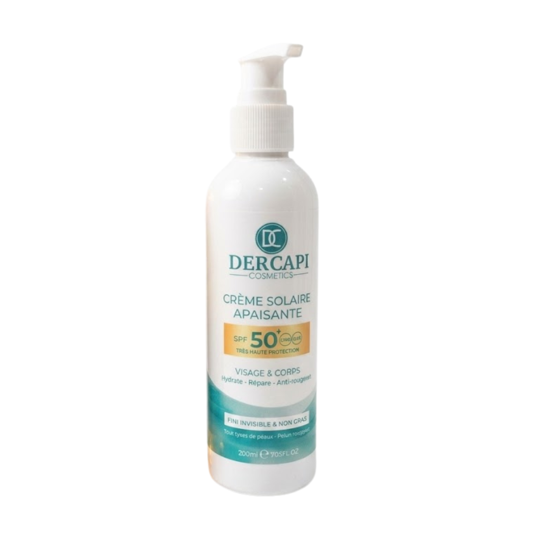 Dercapi Creme Solaire Apaisante Spf50+ 200ml