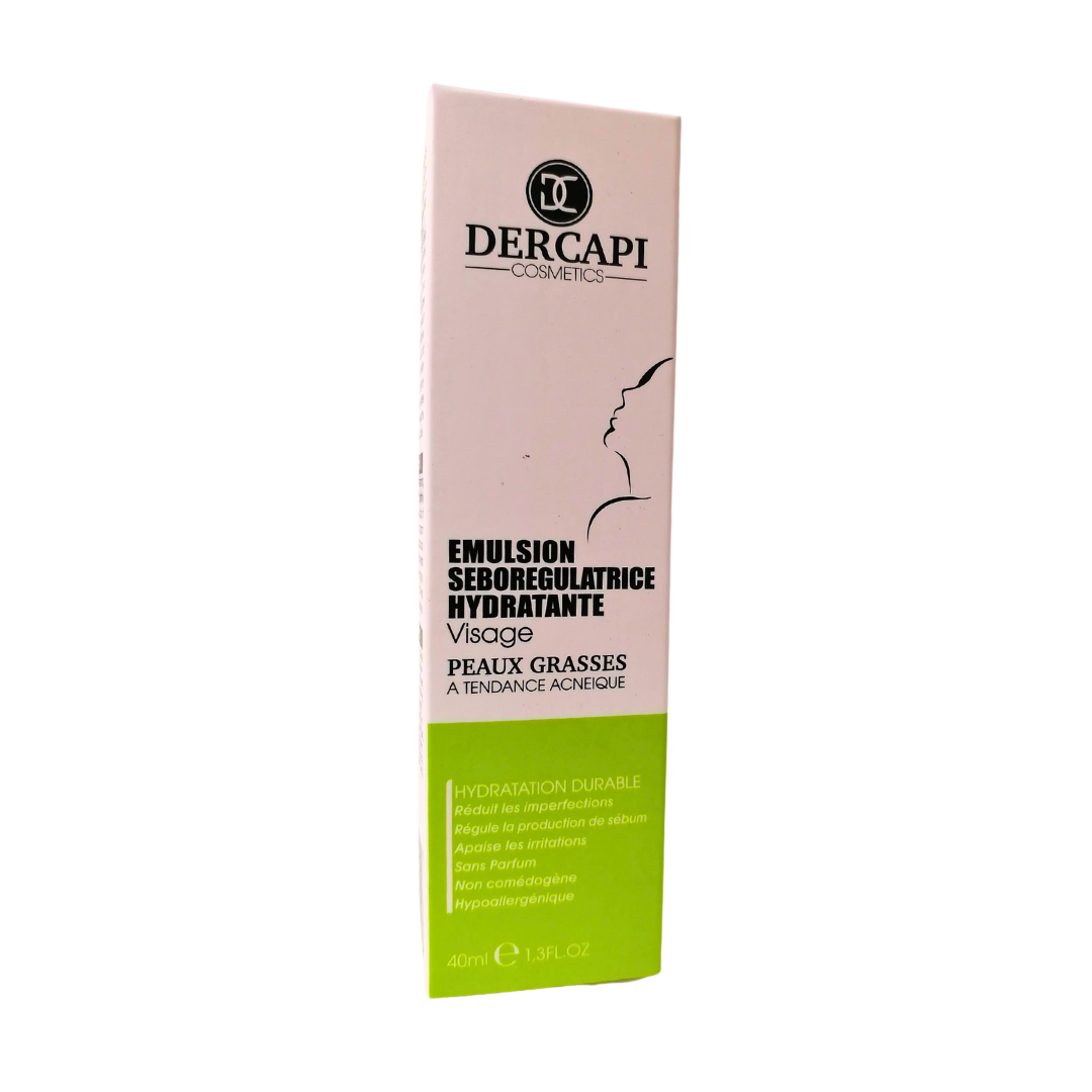 Dercapi Émulsion Séborégulatrice Peaux Grasses 40ml