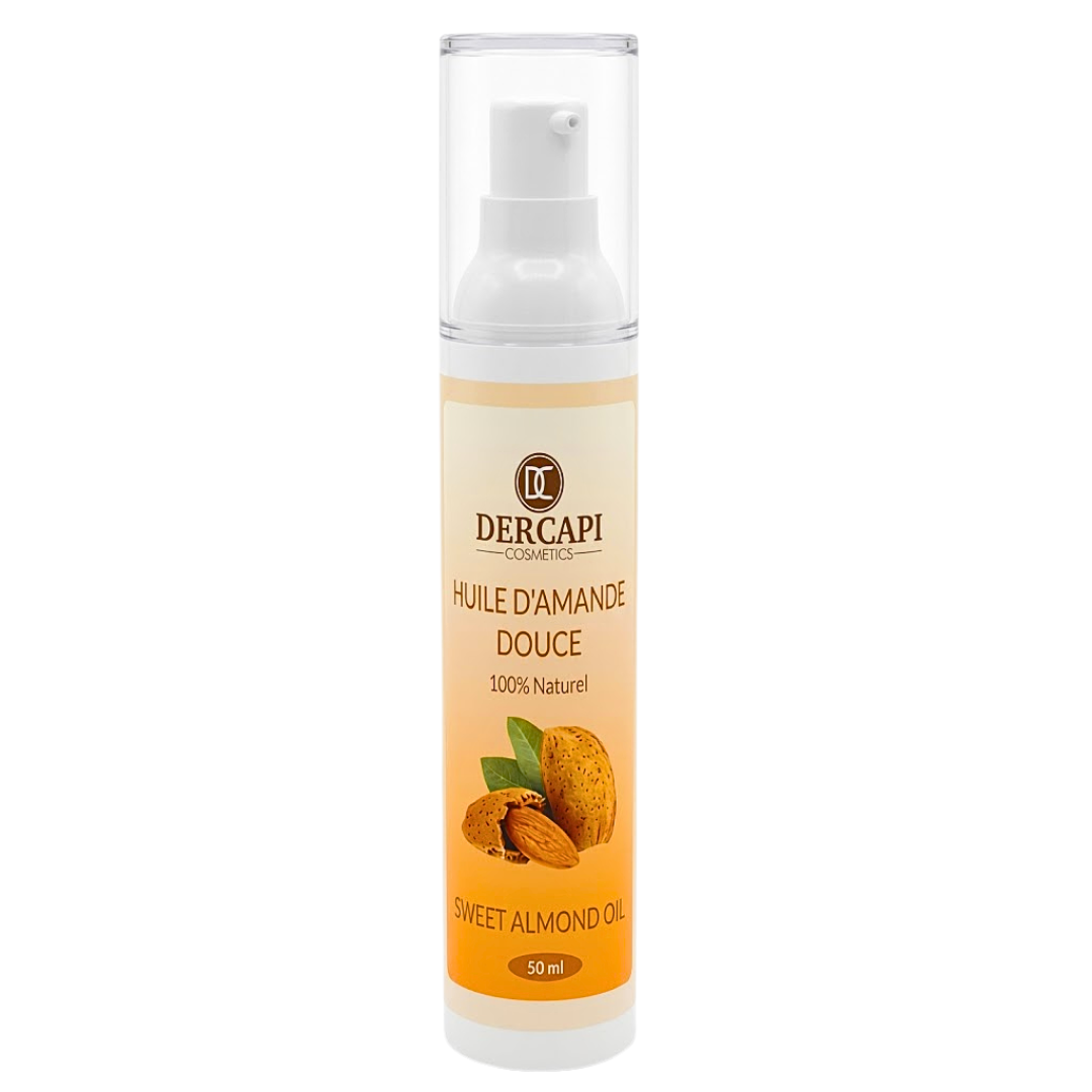 Dercapi Huile d'Amande Douce 50ml - Soin Nourrissant & Adoucissant