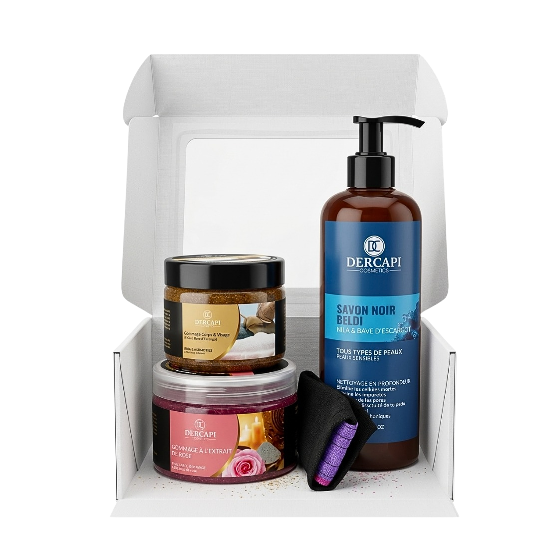 Dercapi Pack Hammam Nila - Rituel Purifiant & Éclat du Teint