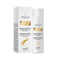 Dermalium Kératine shampooing reconstructeur 250 ml, flacon et boîte blancs et dorés
