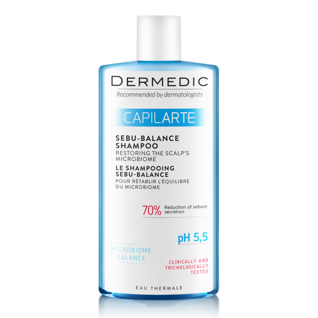 Dermedic Capilarte شامبو سيبو-بالانس pH 5.5