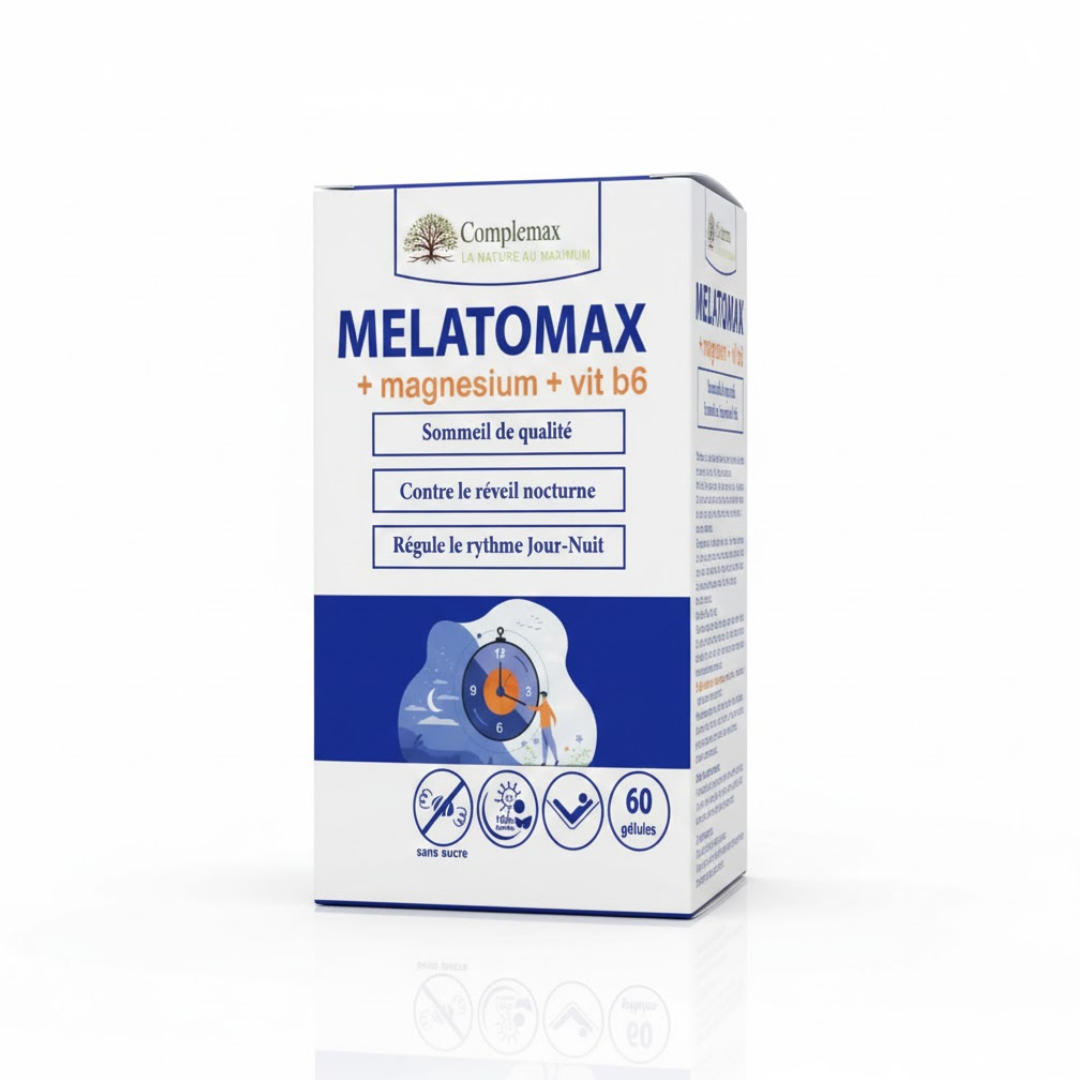 COMPLEMAX Melatomax Magnésium + Vitamine B6 60 gélules
