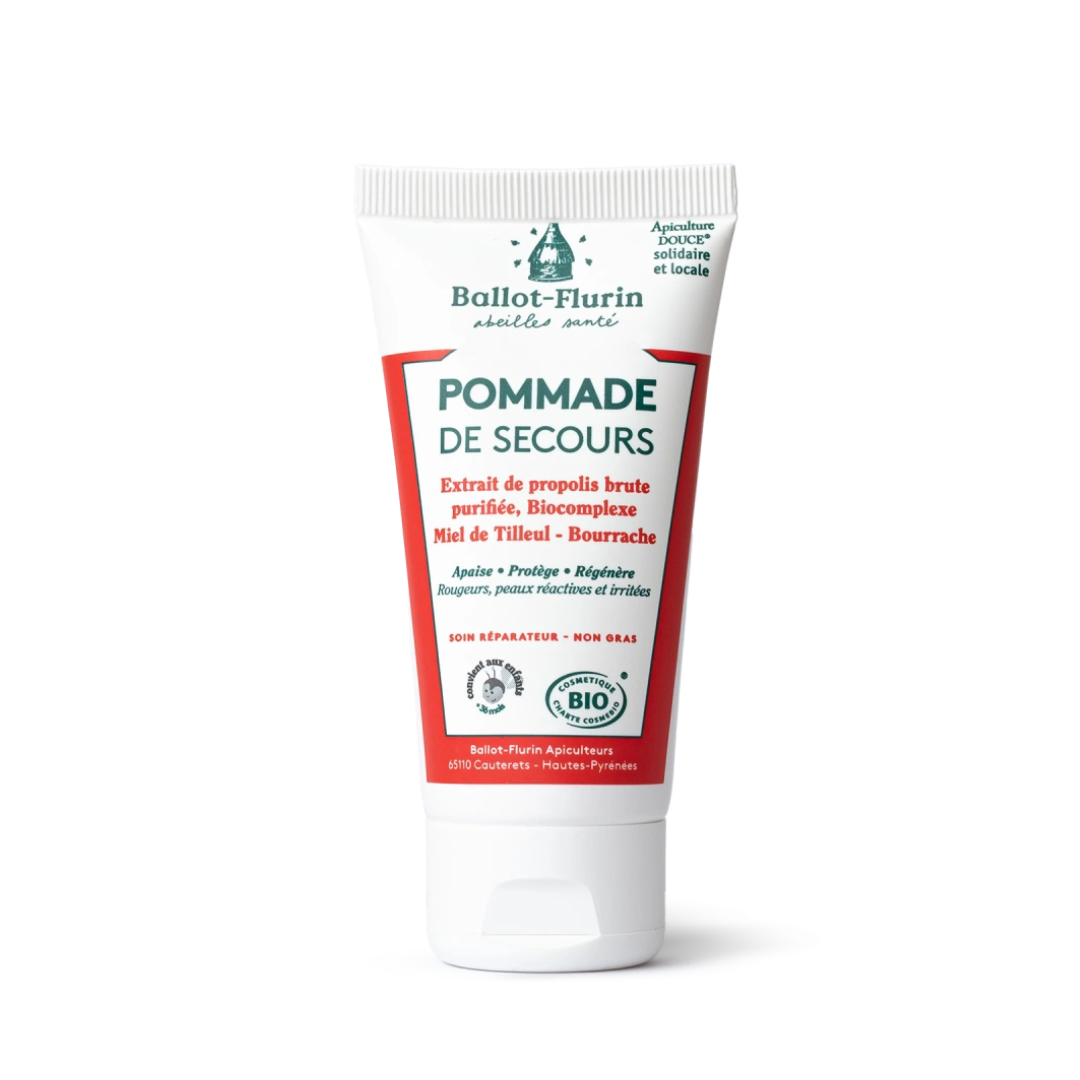 Ballot Flurin Pommade de Secours Soin Corps Apaisant 50ml