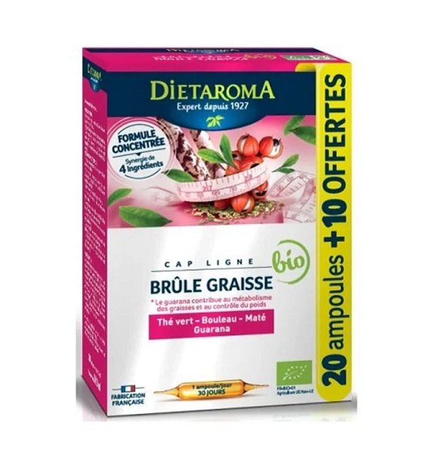 Dietaroma Brûle Graisse 30 Ampoules x 10ml