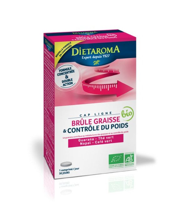 Dietaroma Brûles Graisse Guarana 30 Capsules Bio
