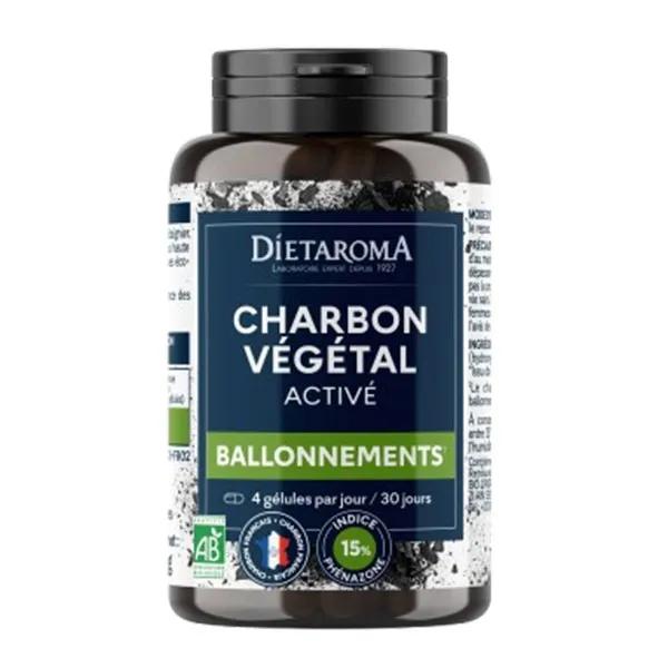 Dietaroma Charbon Végétal Activé Bio 120 gélules — boîte