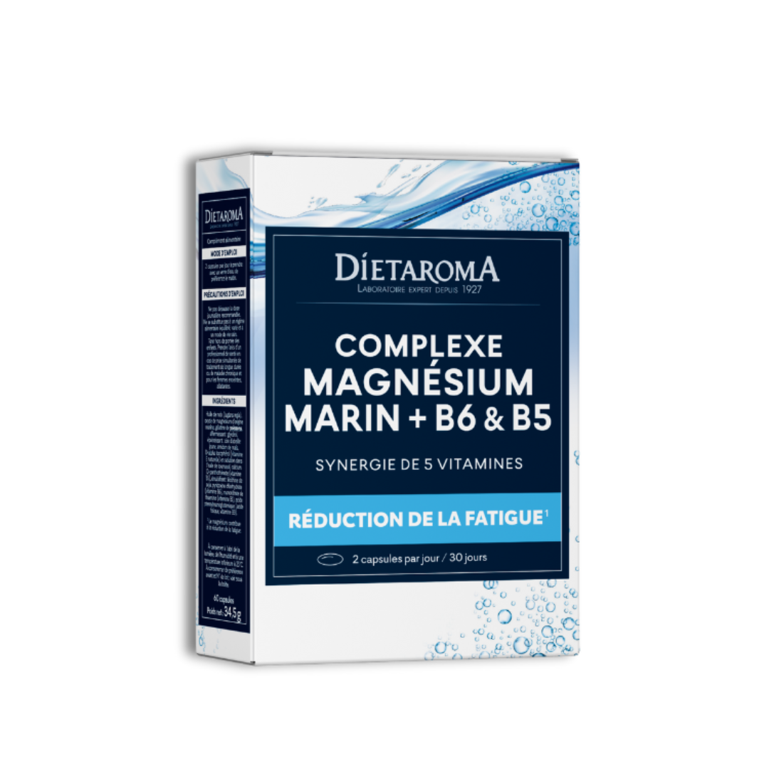Dietaroma Magnésium Marin B6 B5 60 capsules