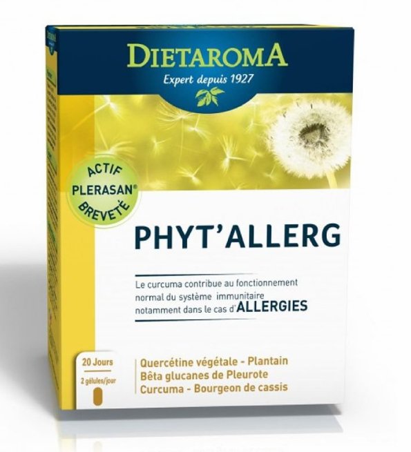 Dietaroma Phyt'allerg 40 Gélules Sensibilités Saisonnières