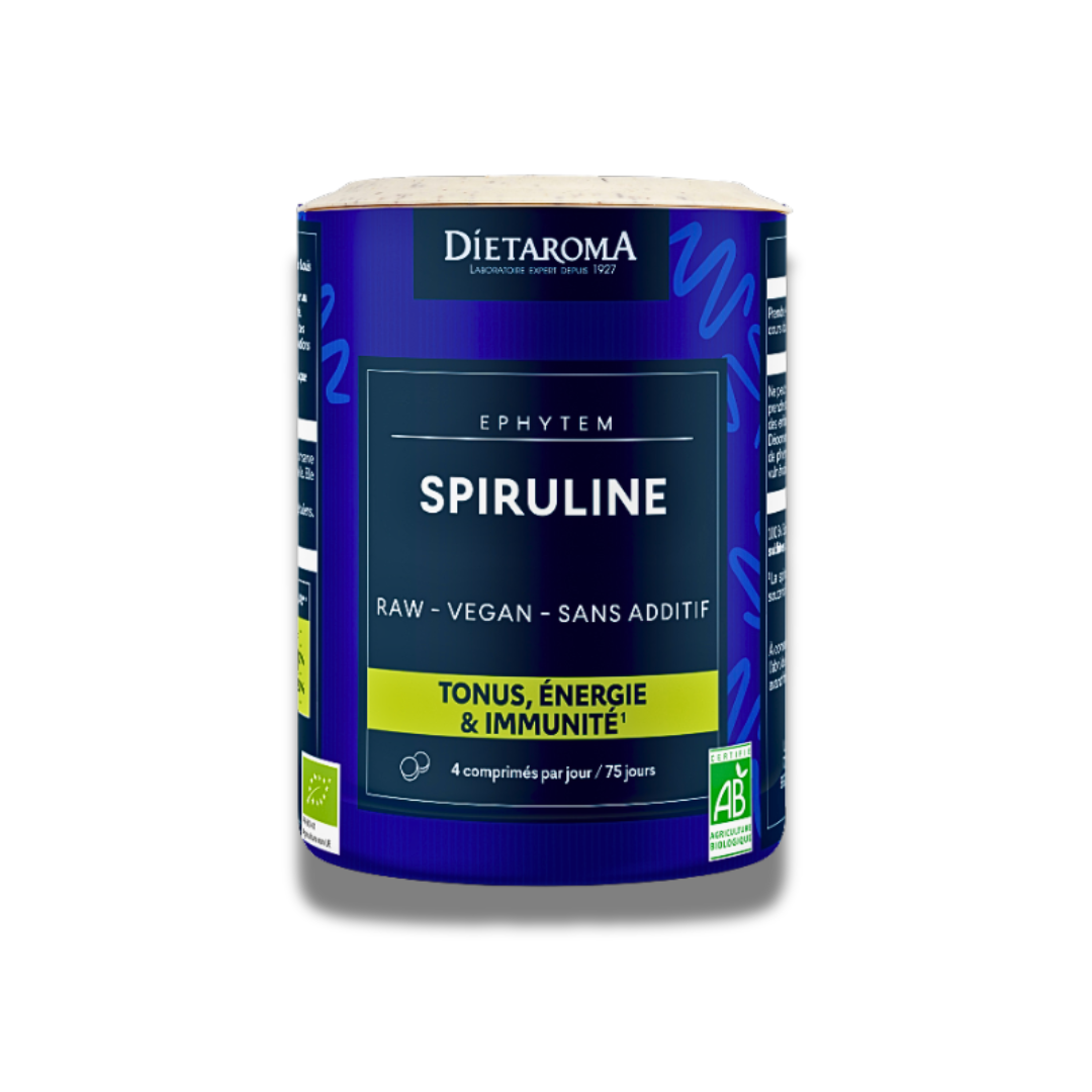 Dietaroma Spiruline Bio 300 Comprimés Énergie Vitalité