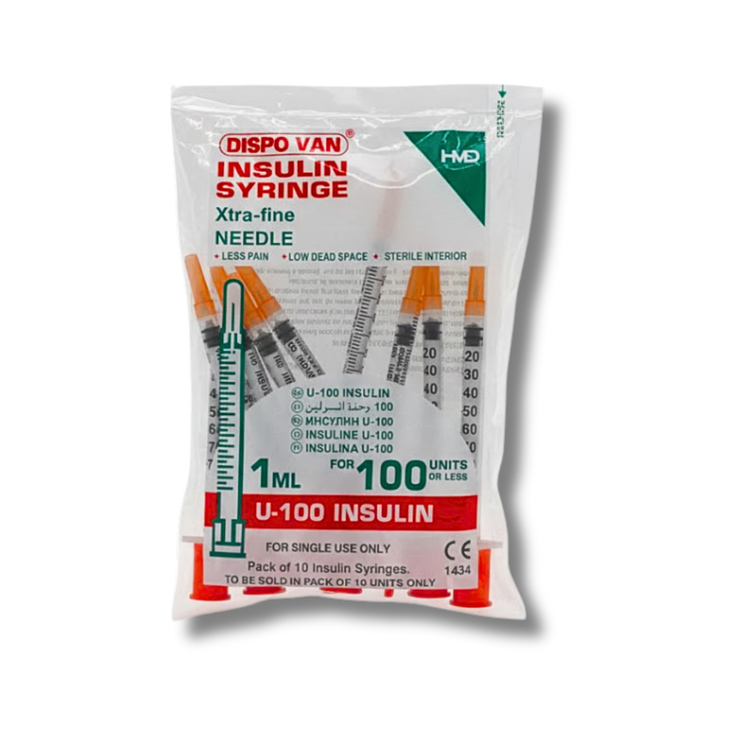 Dispo Van Seringue 1 ml Sachets 10 Pièces