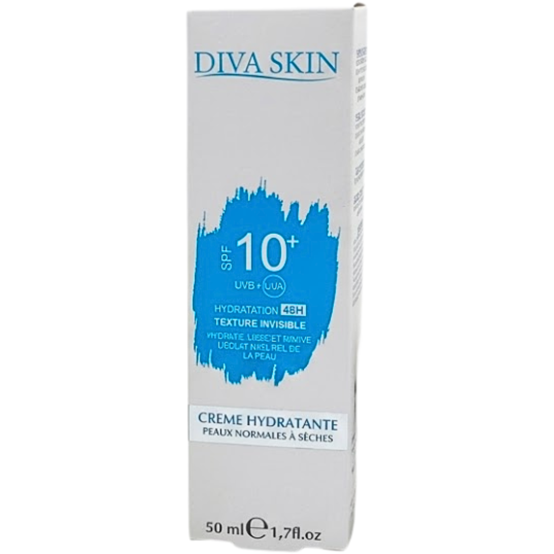 KIN Diva Skin Crème Hydratante Peaux Sèches SPF10+ 50ml