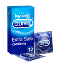 Durex Extra Safe 12 Préservatifs Latex Lubrifié