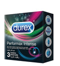 Durex Performax Intense 3 Préservatifs Latex Lubrifié