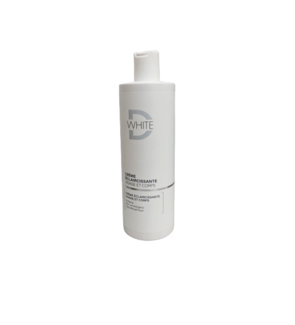 D.White Crème Éclaircissante Visage & Corps 400ml