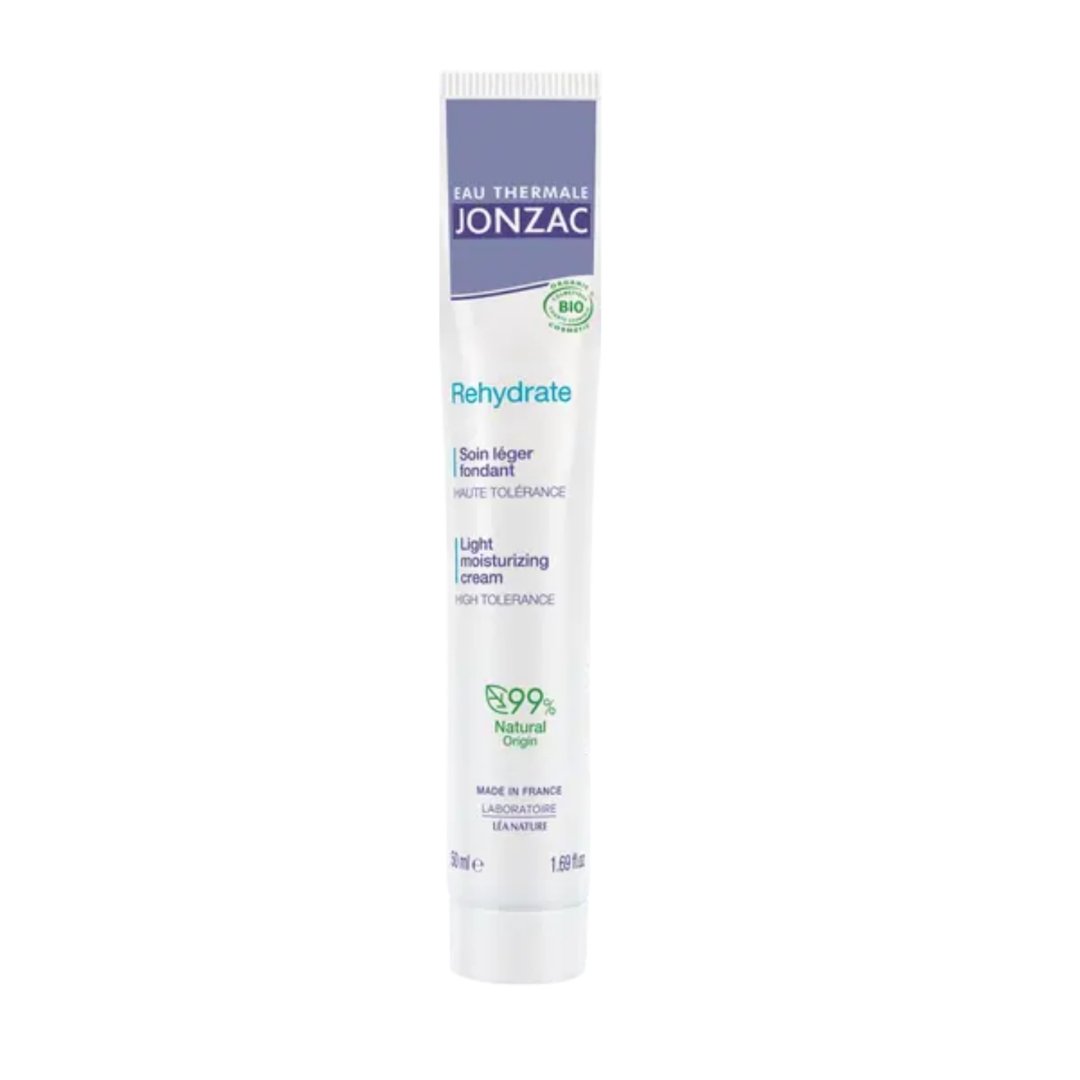 Eau Thermale Jonzac Rehydrate soin léger fondant 50 ml, tube, crème hydratante visage bio