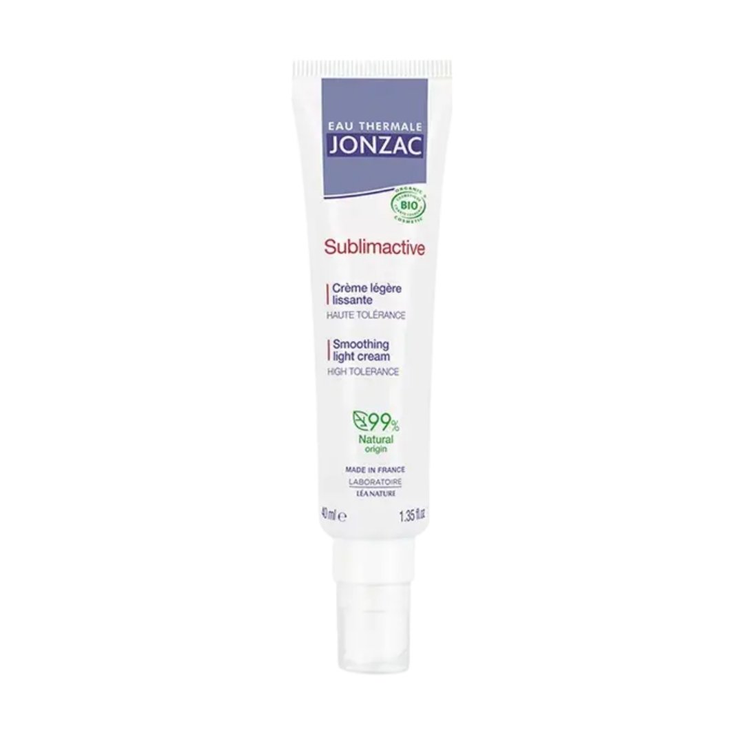 Eau Thermale Jonzac Sublimactive crème légère lissante 40 ml, tube, soin anti-âge bio