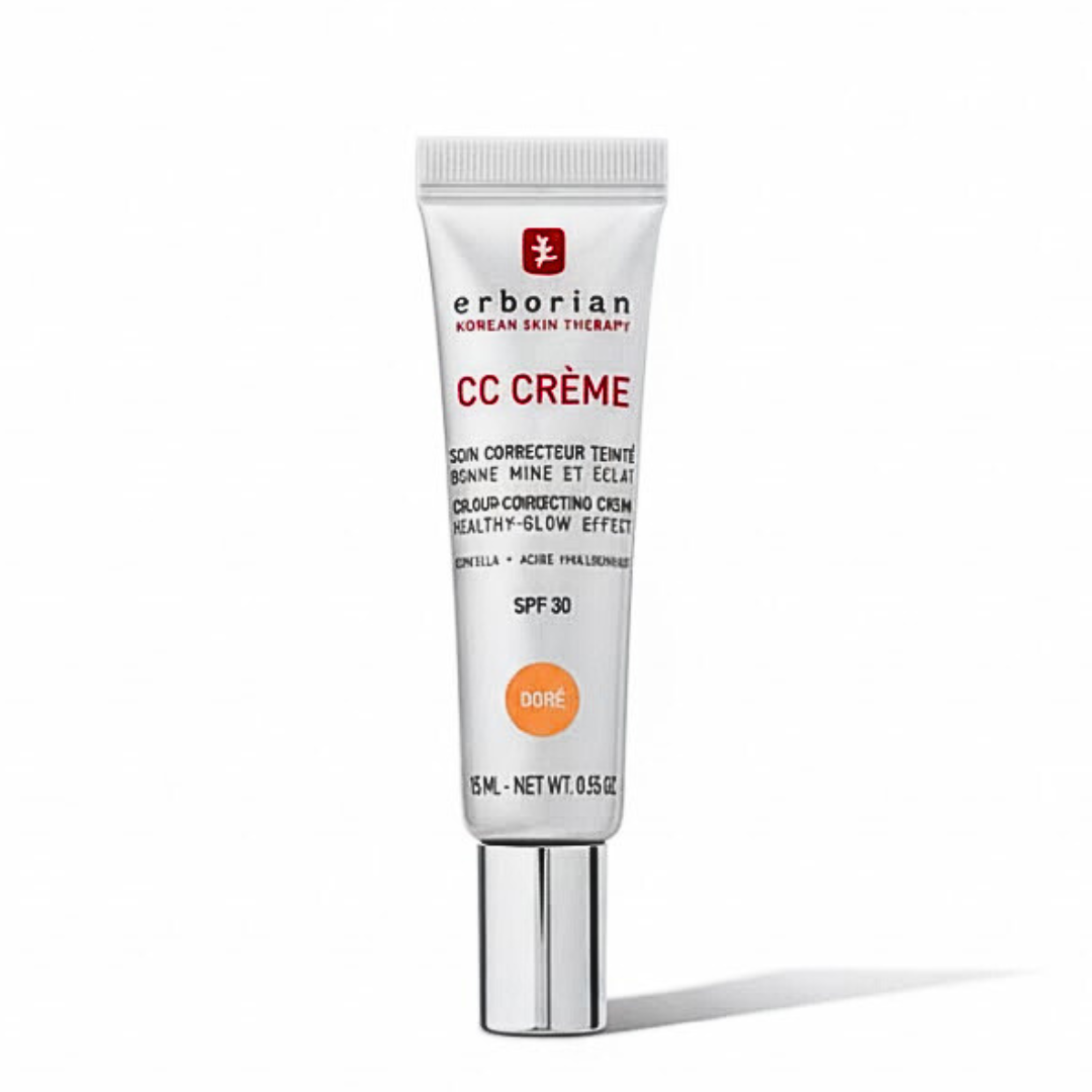 ERBORIAN CC Crème Doré 15ml - Teint Unifié Éclat
