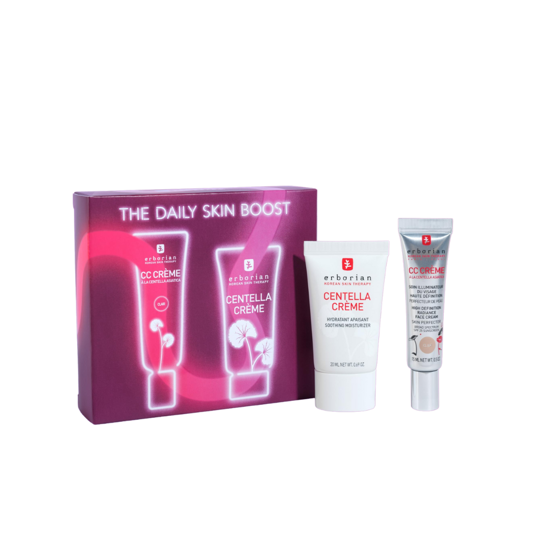 ERBORIAN The Daily Skin Boost Coffret CC Crème Centella 2 produits