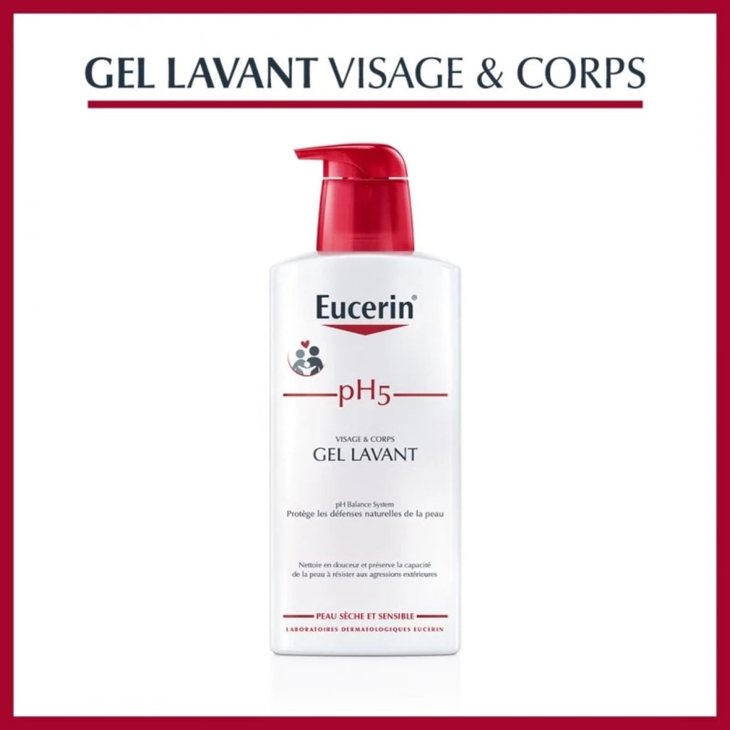 Eucerin pH5 Gel Lavant Peau Sèche et Sensible 400ml