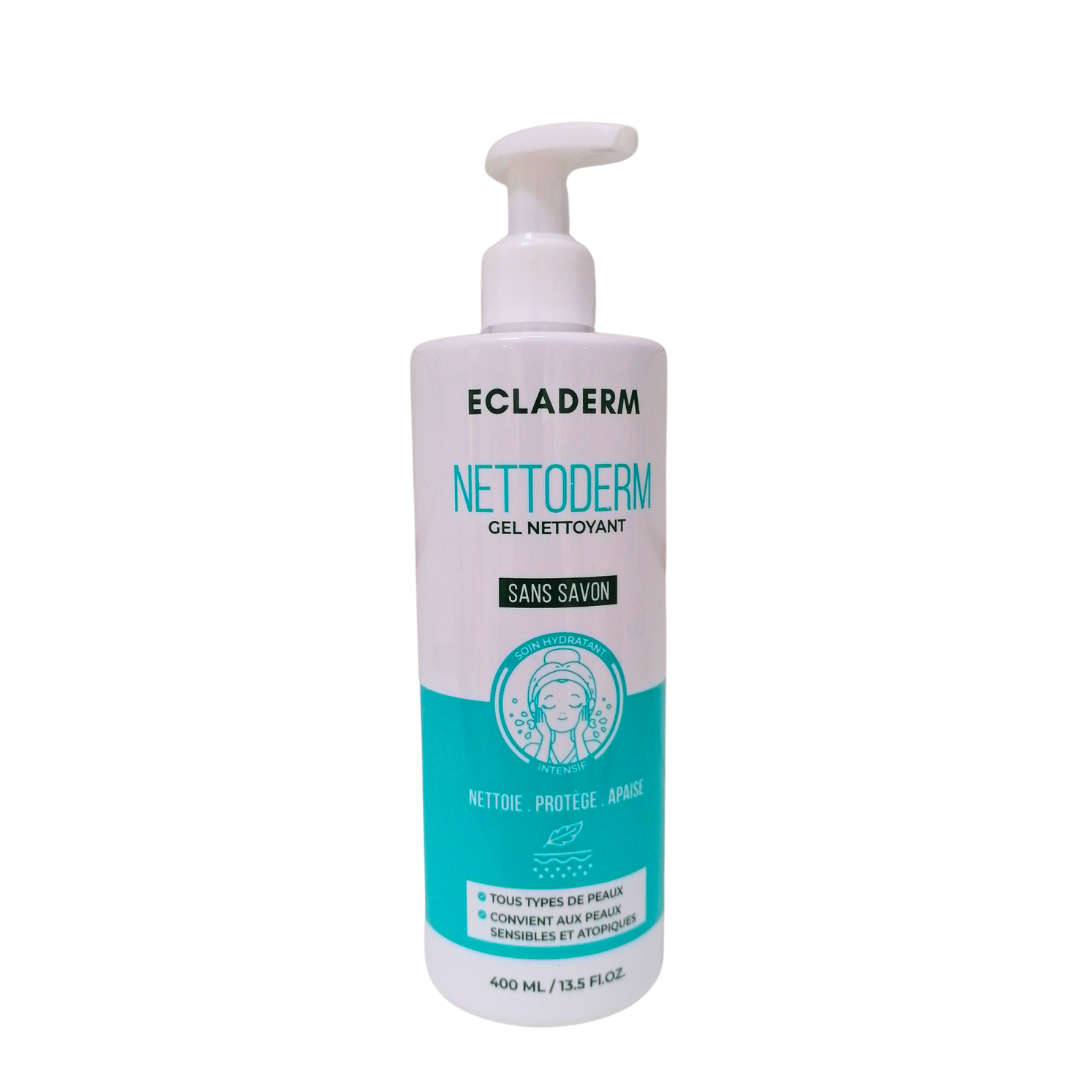 Ecladerm Nettoderm Gel Nettoyant 400ml