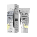 Eclin crème solaire anti-taches brunes anti-âge SPF50+ 50 ml, tube et étui gris, très haute protection