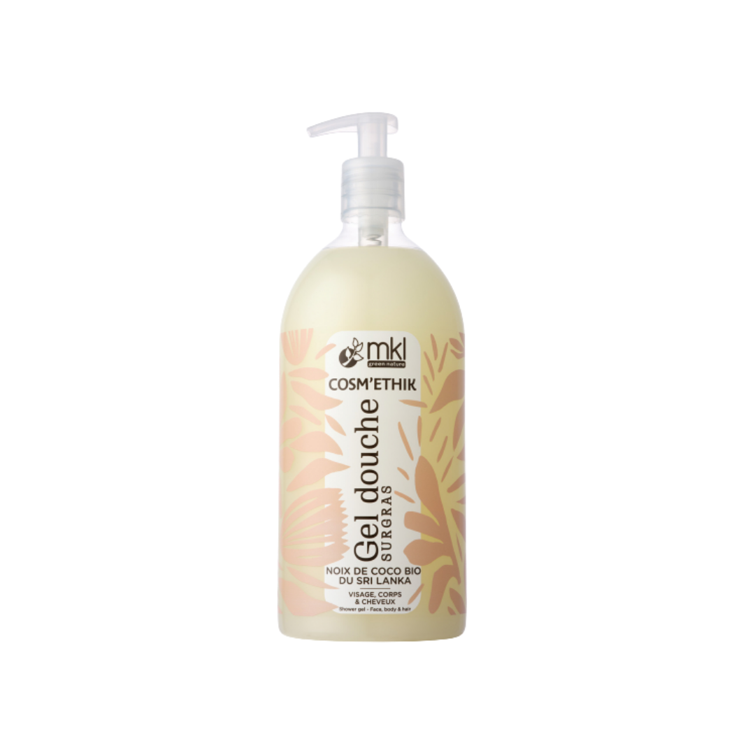 MKL Cosm'ethik - Gel Douche Surgras Noix de Coco Bio 1L