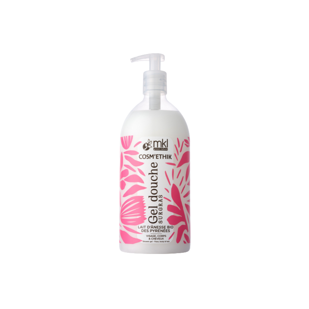 MKL Cosm'ethik - Gel Douche Lait d'Ânesse Bio 1L