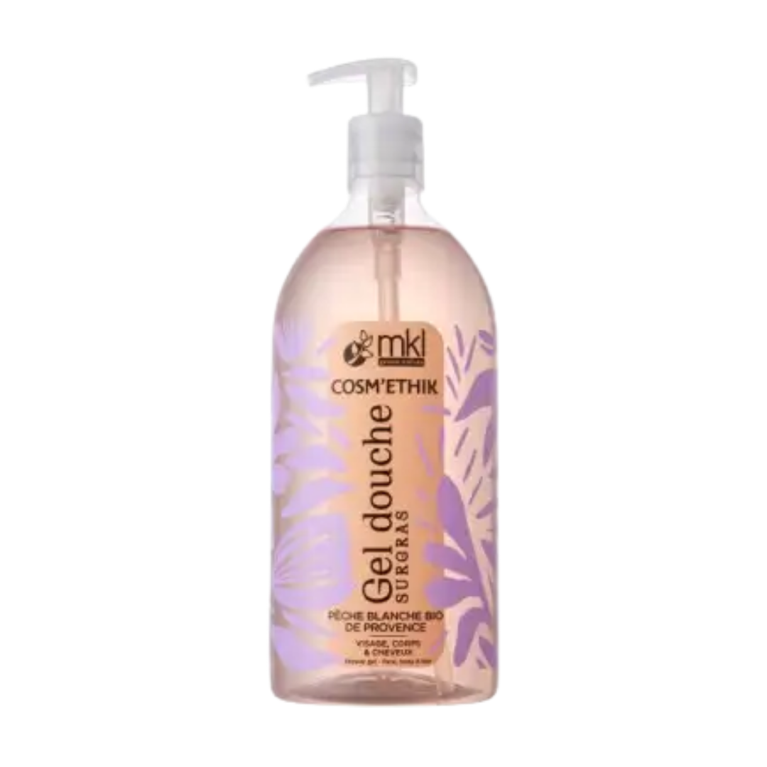 MKL Cosm'ethik - Gel Douche Pêche Blanche Bio 1L